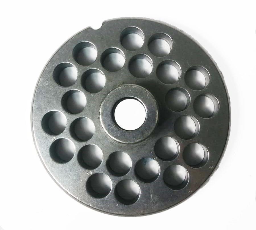 22 No Et Kıyma Makinesi İçin Büyük Delikli Çelik Ayna 10 mm Delik Çaplı Türk Malı 1. Kalite Ürün
