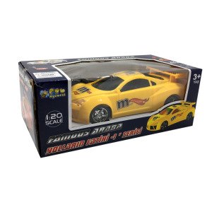 Full Fonksiyonlu Kumandalı Usb Şarjlı Oyuncak Yarış Arabası20x9cm 1:20 Ölçekli Famous Araba