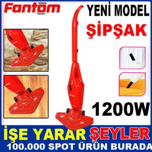 FANTOM 1200W YENİ MODEL ŞİPŞAK PRATİK SÜPÜRGE