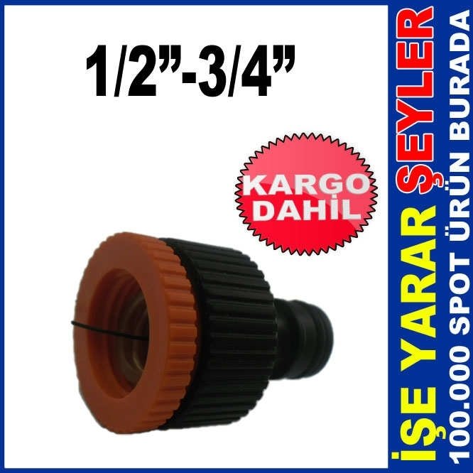 1.2-3.4 İNÇ DÖNÜŞTÜRÜCÜ MUSLUK ADAPTÖRÜ KD