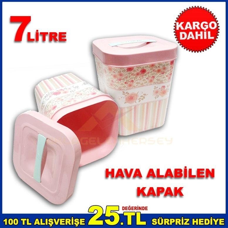 7 LİTRE KARE HAVA ALABİLEN SAKLAMA KABI VE ERZAK KUTUSU