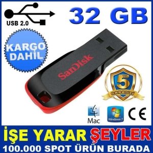 SANDİSK 32GB ULTRA HIZLI USB BELLEK FLASH DİSK KD
