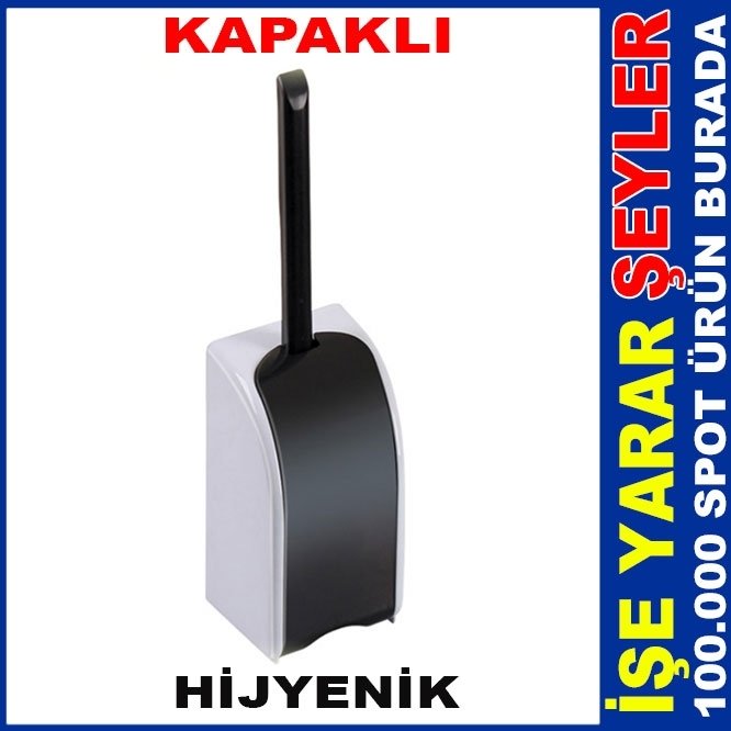 F101 FLORA KAPAKLI HİJYENİK KLOZET FIRÇA TAKIMI ÜCRETSİZ KARGO