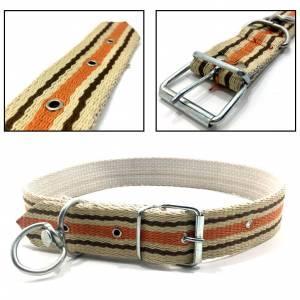 İri Köpekler İçin Büyük Dokuma Köpek Tasması 91 cm Kurt Boyun Tasmalığı