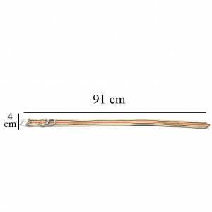 İri Köpekler İçin Büyük Dokuma Köpek Tasması 91 cm Kurt Boyun Tasmalığı