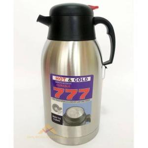 SÜRAHİ TİPİ İÇİ DIŞI ÇELİK BÜYÜK BOY ÇELİK ÇAY TERMOSU 2.5 LİTRE