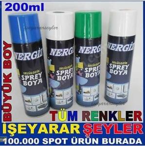 1.KALİTE BÜYÜKBOY SPREY BOYA TÜMRENKLER KARGOSUZ