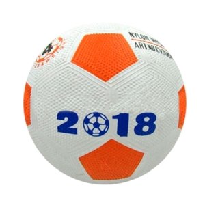 ASTARLI VE SİBOPLU 21 cm. KAUÇUK 4 no FUTBOL TOPU