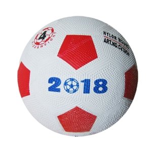 ASTARLI VE SİBOPLU 21 cm. KAUÇUK 4 no FUTBOL TOPU