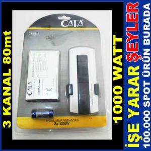 AYDINLATMA SİSTEM UZAKTAN KUMANDASI 80mt 3 KANAL