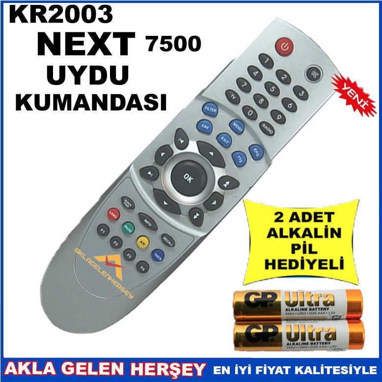 NEXT UYDU CİHAZI Receiver KUMANDASI KR2003