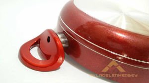 CAM KAPAKLI SERAMİK BASIK KARNIYARIK TENCERESİ