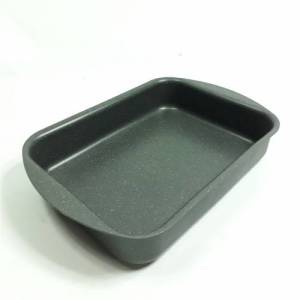 Fmp Granit Köşeli Tepsi Yanmaz Yapışmaz Dayanıklı 35x25Cm Yerli
