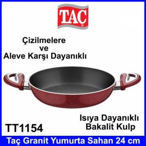 Taç TT1154 Granit Yumurta Sahan 24cm Seramik Dış Yüzey