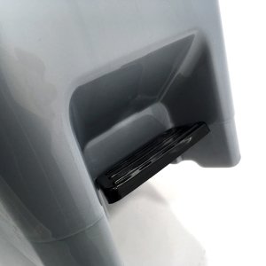 İnce Stil Slim Pedallı Kulplu Sağlam Plastik Çöp Kovası 15 lt