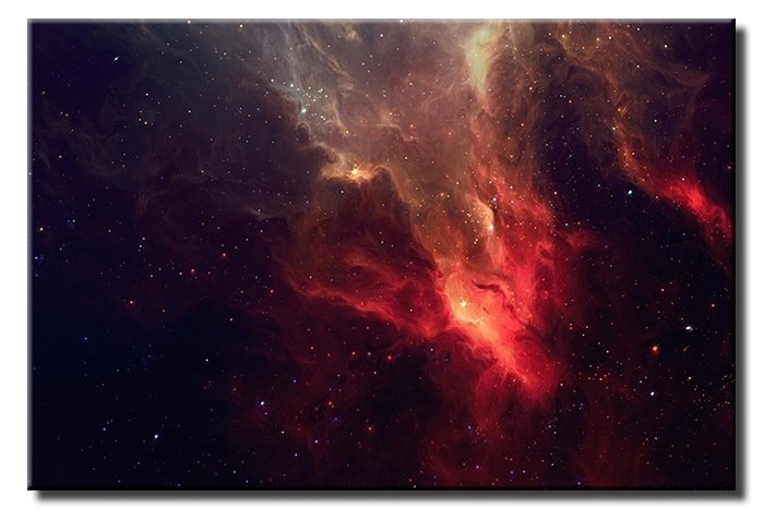 GALAKSI NEBULA 6 değişen ölçü ORİJİNAL KANVAS TABLO