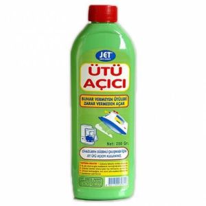 Jet Kimya Ütü Açıcı 250ml Buhar Vermeyen Ütüleri ve Kazanlı Ütüleri Zarar Vermeden Açar Temizler