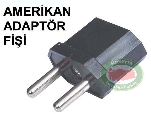 AMERİKAN FİŞ TÜRK SİSTEMİNE ÇEVİRİCİ ADAPTOR FİŞ