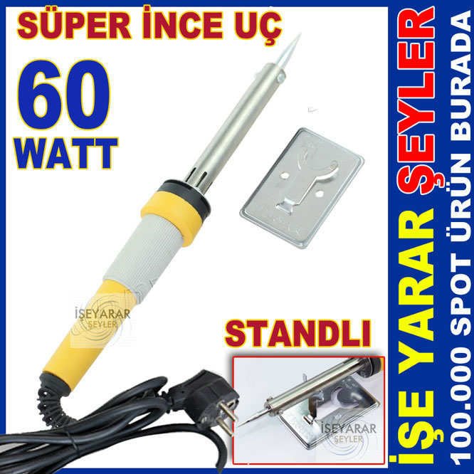 60 WATT KALEM HAVYA LEHİM MAKİNESİ ÖZEL STANDLI