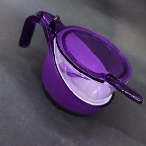 Plastik İki Renkli Kaşıklı Şekerlik & Saklama Kavanozu & Baharatlık