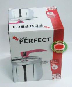 15 Litre Büyük Boy Paslanmaz Çelik Düdüklü Tencere Güveç Tipi Özel Tabanlı Çift Güvenlik Ventilli