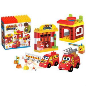 DEDE EĞİTİCİ OYUNCAK İTFAİYE İSTASYONU LEGO SETİ