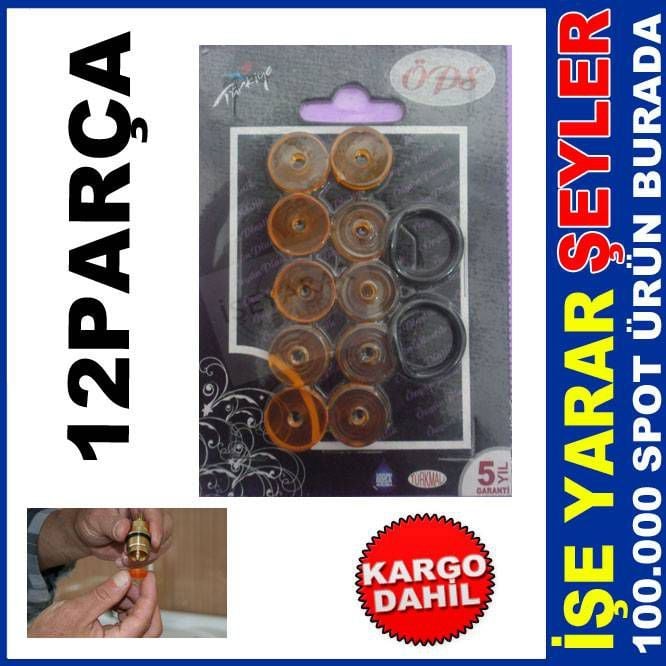 12 PARÇA BALLI SIZDIRMAZ MUSLUK CONTA SETİ -2