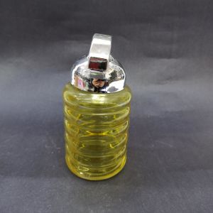 Pratik Krom Çıtçıtlı Şeffaf Renkli Cam Dispanser 300 Ml, 14 cm Boy