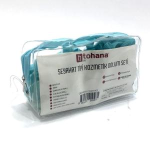 11 Parçadan Oluşan Özel Çantalı Seyahat Tipi Kozmetik Dolum Seti11 Parçadan Oluşan Özel Çantalı Seyahat Tipi Kozmetik Dolum Seti