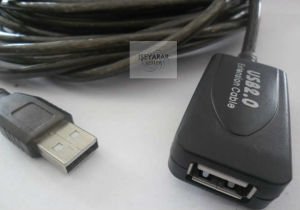 EXTENSION USB UZATMA KABLOSU 10 metre Extension Kablo HI-SPEED ŞEFFAF USB UZATMA KABLOSU 2.0