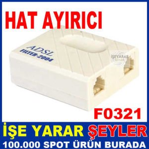 İNTERNET VE TELEFON HAT AYIRICI ADSL SPLITTER