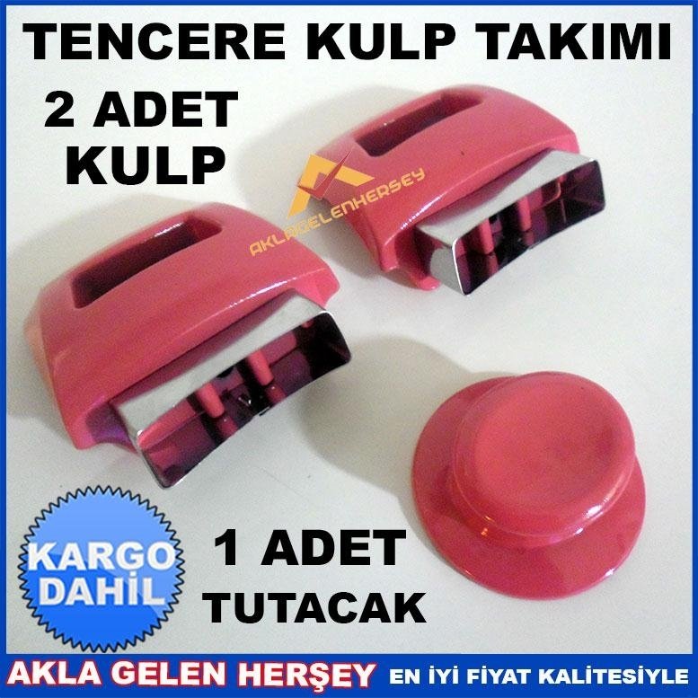 LÜKS MODEL YAVRU AĞZI RENK TENCERE KULP TAKIMI KAPAK TUTACAĞI