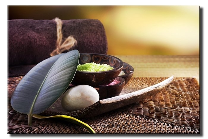 SPA YAPRAKLARI 6 değişen ölçü ORİJİNAL KANVAS TABLO