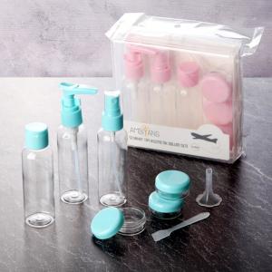 9 Parçadan Oluşan Özel Kutulu Seyahat Tipi Kozmetik Dolum Seti