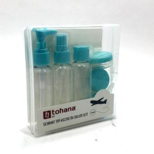 9 Parçadan Oluşan Özel Kutulu Seyahat Tipi Kozmetik Dolum Seti