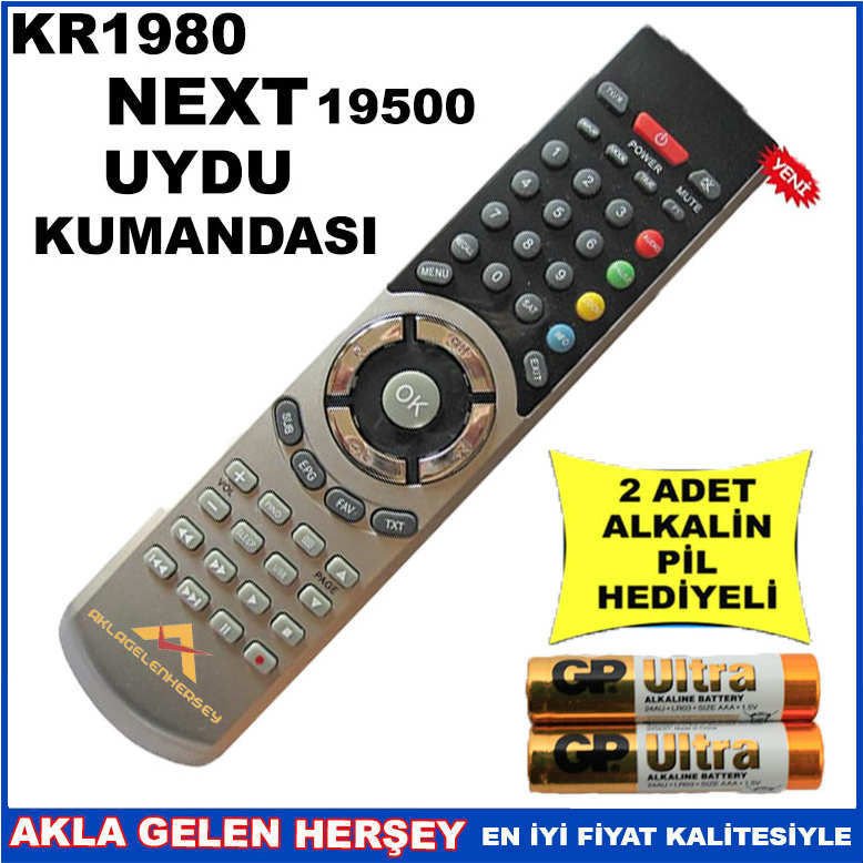 NEXT UYDU CİHAZI Receiver KUMANDASI KR1980