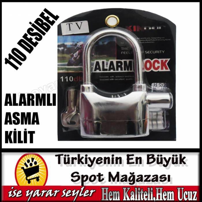 GÜVENLİK DEVRİMİ ALARM SİSTEMLİ ÇELİK ASMA KİLİT