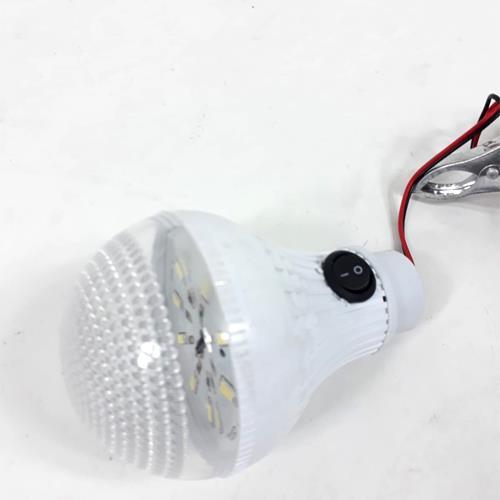 Starmax 7-12 V Seyyar Ampül Akü Bağlantı Kıskaçlı Led Ampül