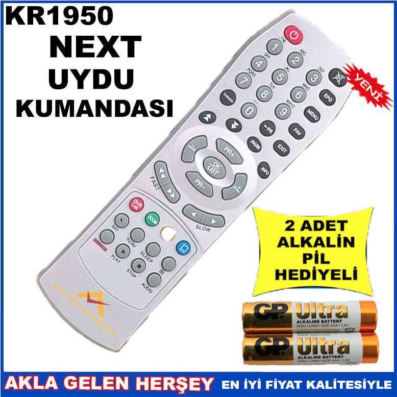 NEXT UYDU CİHAZI Receiver KUMANDASI KR1950