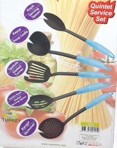 Beşli Yapışmaz Servis Seti