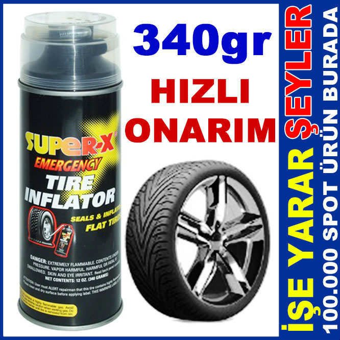 HIZLI ONARIM SAĞLAYAN OTO LASTİK ŞİŞİRME SPREYİ