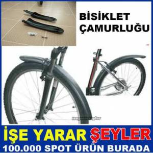 Ön Ve Arka İki Parça Vidalı Bisiklet Çamurluğu