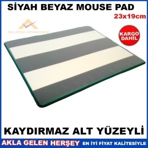 KAYMAZ ALT YÜZEY SARI LACİVERT DESENLİ MOUSE PAD