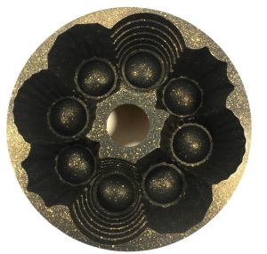 Renkli Granit Döküm 25x7 cm Multi Yuvarlak Kek Kalıbı Birbirinden Farklı Şekillerde Sağlıklı Pişirme