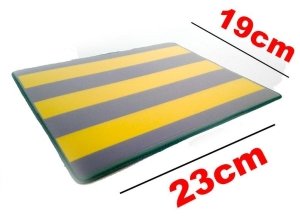 KAYMAZ ALT YÜZEY SARI LACİVERT DESENLİ MOUSE PAD