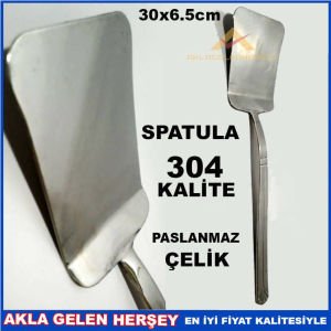 ÖMÜR BOYU GARANTİLİ 304 KALİTE ÇELİK SPATULA
