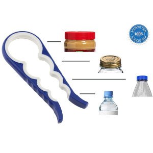 Silikon Kaymaz Konserve Kavanoz Kapağı Açacağı Sıkışmış Cam Kavanozlar İçin Pratik Kapak Açacağı