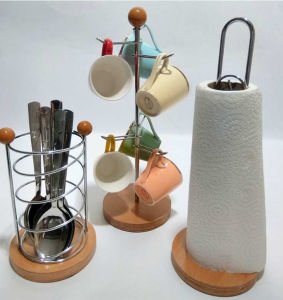 3lüSet PASLANMAZ ÇELİK HAVLULUK-KAŞIKLIK-ASKILIK