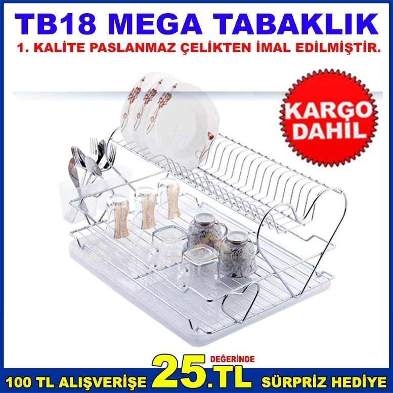 TB18 MEGA TABAKLIK KUTULU 1. SINIF PASLANMAZ ÇELİK