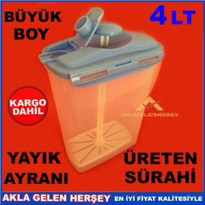 4 LT BÜYÜK BOY GERÇEK YAYIK AYRANI ÜRETEN SÜRAHİ